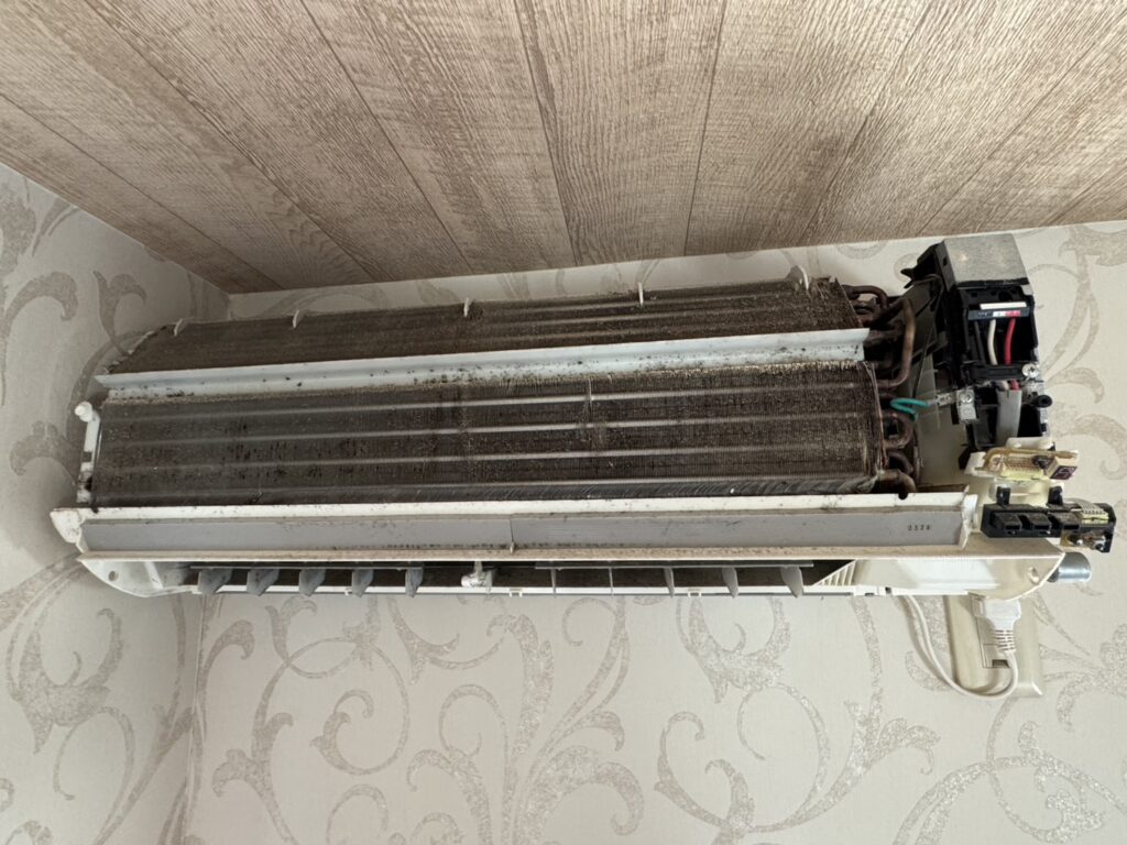 壁掛けエアコン/お掃除前