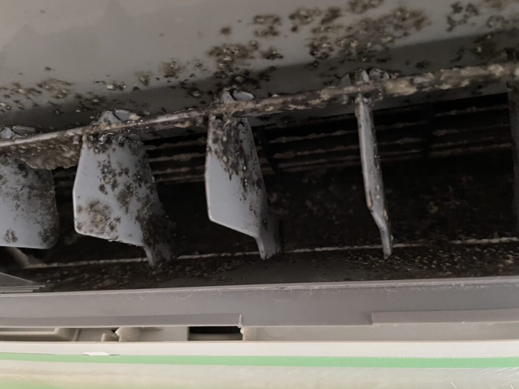 壁掛けエアコン/お掃除前