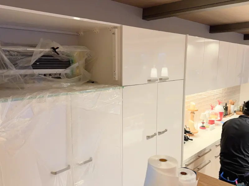 住宅展示場のエアコンクリーニング3